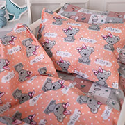 Наволочка 20-0028 Little girl Teddy бязь MirSon
