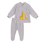 Костюм КС787 велюр Бембі XM6-сірий-меланж