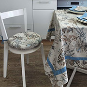 Кругла подушка на стілець Міра Прованс