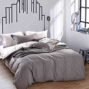 Постільна білизна Bella Villa сатин двоколірний B-0214