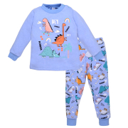 Піжама для хлопчика Татошка 0102302дик футер блакитний
