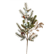 Гілка декоративна 81 см Ялинкова із перлинами Yes! Fun 974744