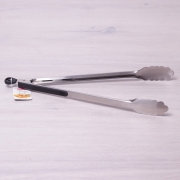 Щипці кухонні Kamille 35.5см з нержавіючої сталі 7519