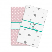 Набір простирадла на резинці Dots& Star Cosas ранфорс