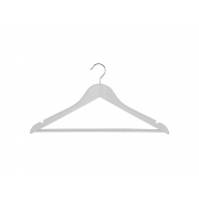Вішалка для одягу МД Everyday 44,5х23х1,2 см RE05163W біла