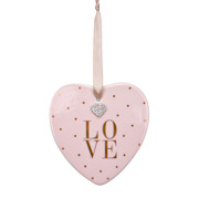 Серце декоративне фарфорове Кохання 12 см Lefard 985-106