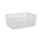 Корзина Violet House 0504 №4 Ажур White без крышки 14 л