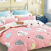 Комплект постільної білизни Selena Веселі сердечка 100344