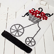 Килимок у ванну Chilai Home Alacati red