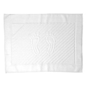 Рушник-килимок для ніг Ніжки Ярослав білий