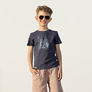 Футболка для хлопчика ФБ990 супрем Бембі Y00-чорний