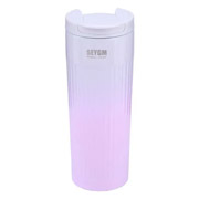 Термочашка з кришкою flip 500 мл Happy Life HP154P рожевий градієнт