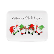 Блюдо порцелянове прямокутне 20х15 см Gnomes Ardesto AR3063