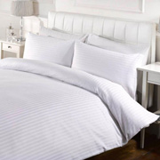 Комплект постільної білизни сатин-страйп White Good-Dream білий