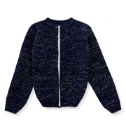 Кофта для дівчинки Блиск із люрексом Art Knit синій