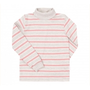 Гольф водолазка для дівчинки Бембі GF 2 сіро-рожевий