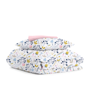 Дитяча постільна білизна в ліжечко FLOWERS CS7 Cosas рожевий