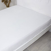 Простирадло на гумці Велюр Winter Frost 28-0001 White Velvet MirSon