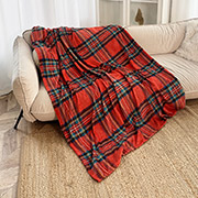 Флісовий плед Класична клітинка 9115 Love you