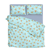 Комплект постільної білизни в ліжечко Teddy SoundSleep бязь ментол