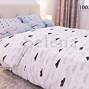 Комплект постільної білизни Selena Веселі хмаринки 100319