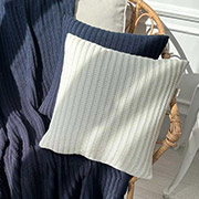 Наволочка вязаная декоративная Cotton Прованс молочная