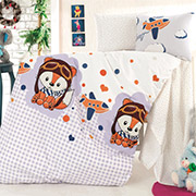 Постільна білизна в дитяче ліжечко Crazy Mavi ранфорс Altinbasak