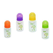 Пляшка для малюків з силіконовою соскою 125 мл