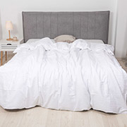 Підковдра сатин страйп Вілюта біла