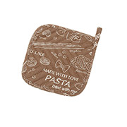 Прихватка кухонная Паста Home Line 183950 коричневый