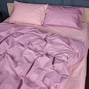 Постільна білизна 22-1376 Purple Dots сатин MirSon