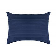 Наволочка на блискавці Dark Blue страйп-сатин Good-Dream темно-синій