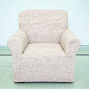 Чохол на крісло Преміум Love you кремовий