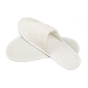 Тапочки махрові з закритим носком HL Textile білі