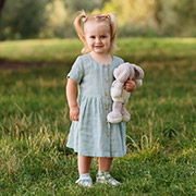 Сукня ПЛ376 муслін Бембі U00-м'ятний