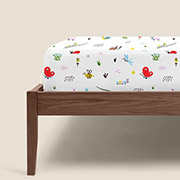 Простирадло на гумці Bees Cs1 ранфорс Cosas висота 20 см