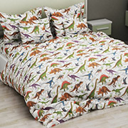 Підліткова постільна білизна Динозаври на прогулянці 110337 бязь-люкс Selena