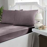 Набір Lilac сатин First Choice простирадло і 2 наволочки