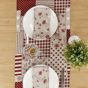 Доріжка Печворк бордо Господиня Прованс