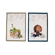 Набір із 2 кухонних рушників Винний купаж Centrotex S&G