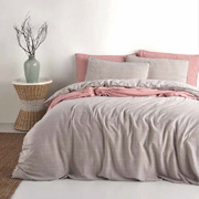 Комплект постільної білизни SoundSleep Stonewash AURA OPAL GREY сірий