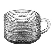 Чашка скляна 330 мл Verbena Ardesto AR5030 сіра