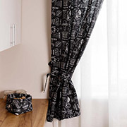 Комплект штор з підхватами Breakfast black Прованс