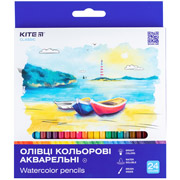 Олівці кольорові акварельні 24 шт Classic Kite K-1050