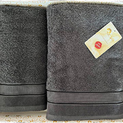 Набір махрових рушників жаккард Lena Arya темно-сірий