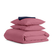 Комплект постільної білизни Cosas Сатин Пудра СіняяП