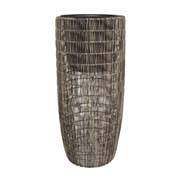 Кашпо з штучного ротанга 40x40x91 см Engard HA-04 коричневий