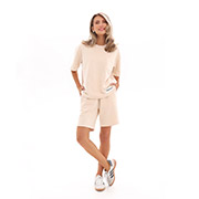 Костюм жіночий 25051 футболка та шорти German Volf бежевий