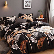 Комплект постільної білизни Selena Папороть Нічний бязь 100643