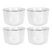 Набір порцелянових салатників 4 предмети 10х10х6,8 см Dor Amie 925-030